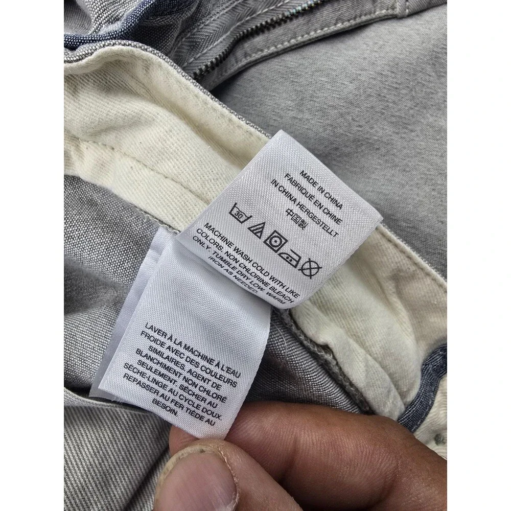J.Crew 770 Straight Chino Pants Men's Size 32x32 Gray Stretch Casual Trousers
